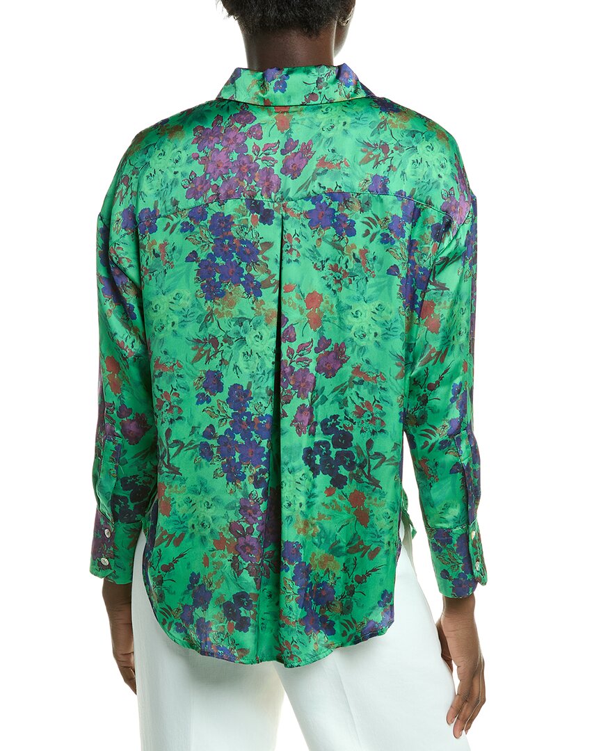 Industry Floral Print Satin Shirt