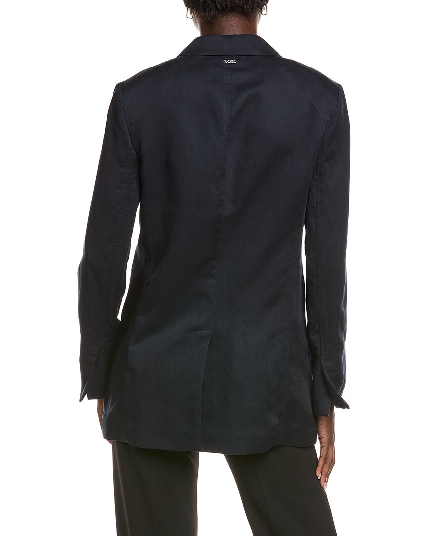 Hugo Boss Janika Linen-Blend Blazer