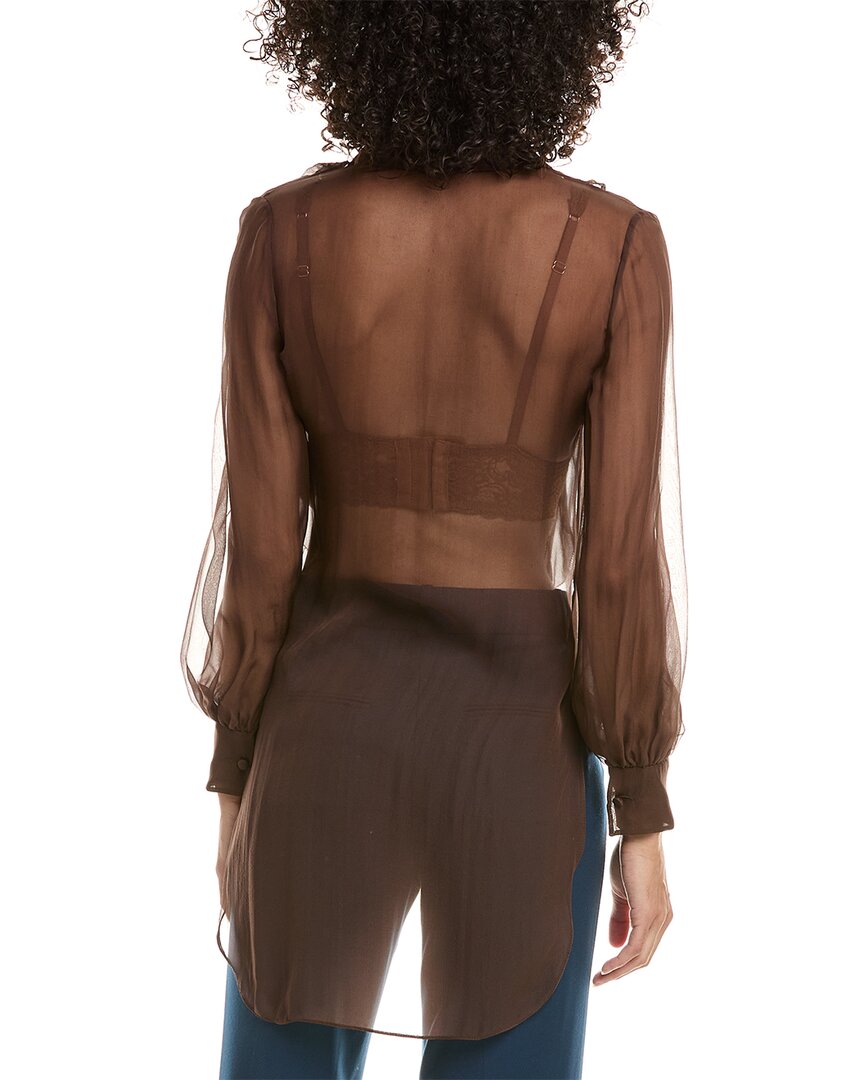 Valentino Sheer Silk Shirt