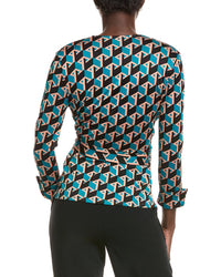 Diane Von Furstenberg Rachael Print Top