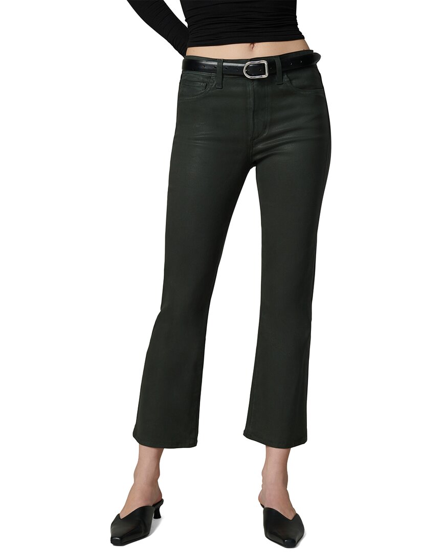 Joe's Jeans The Callie Coated Autumn Forest Cropped Bootcut Jean
