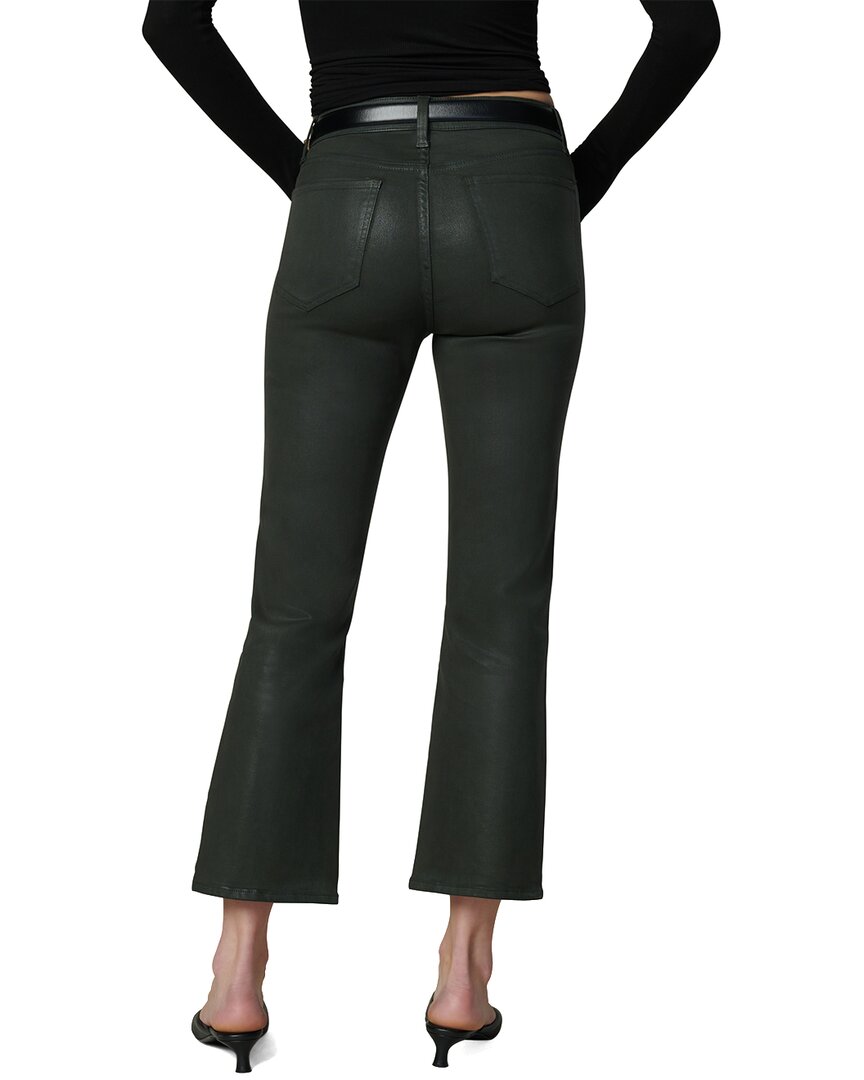 Joe's Jeans The Callie Coated Autumn Forest Cropped Bootcut Jean