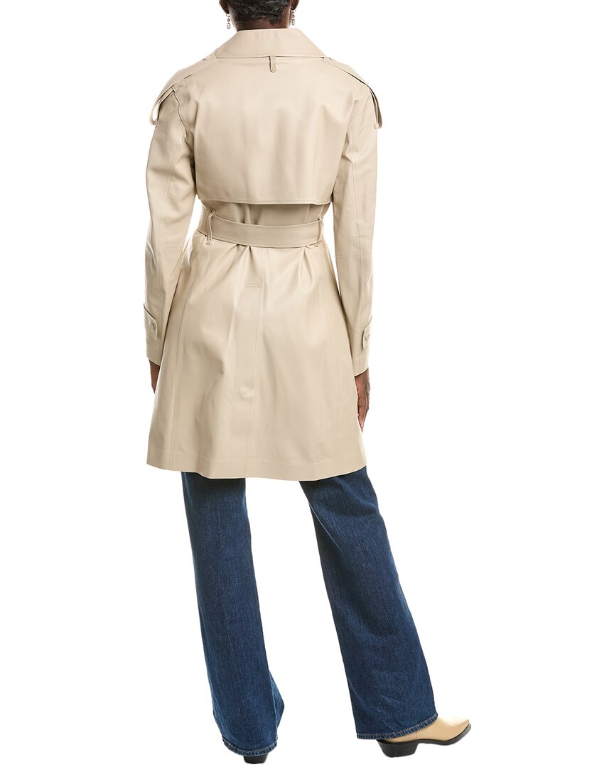 Mackage Medora Leather Trench Coat