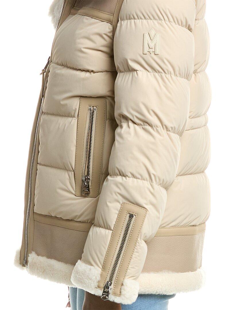 Mackage Vanna Mixed Shearling Down Jacket