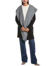 Minnie Rose Cashmere-Blend Reversible Cardigan
