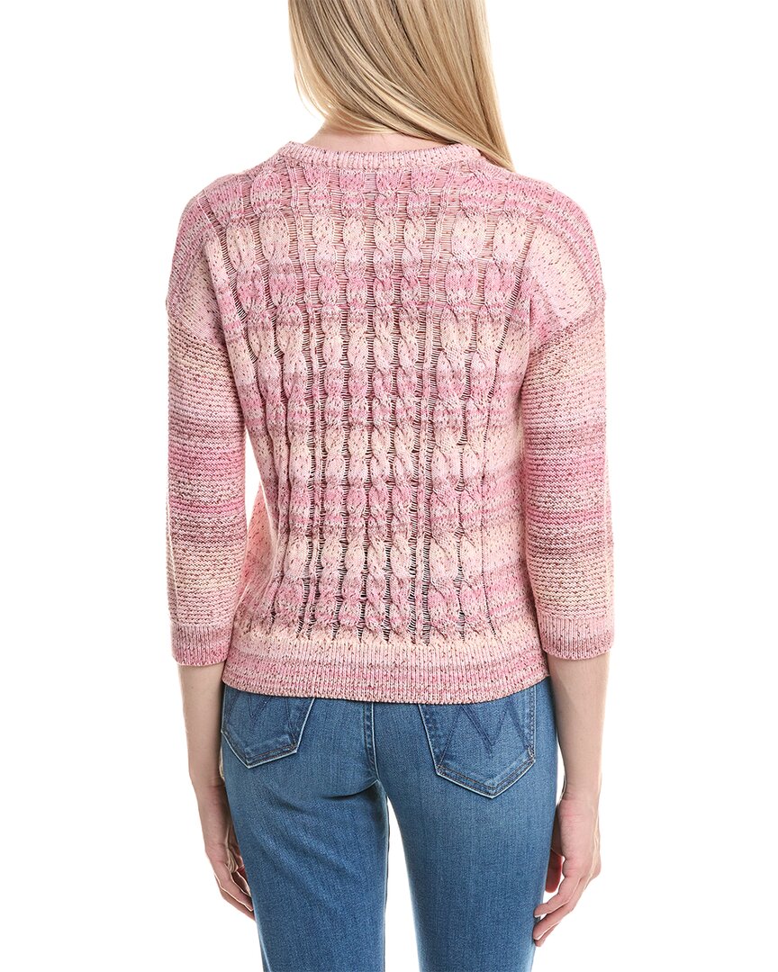 Autumn Cashmere Space Dye Cable Sweater