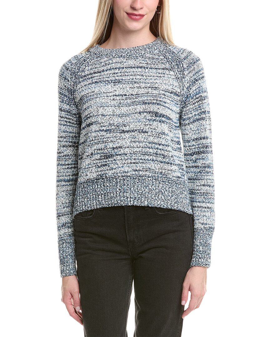 Cotton By Autumn Cashmere Slubby Tweed Sweater
