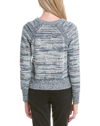 Cotton By Autumn Cashmere Slubby Tweed Sweater
