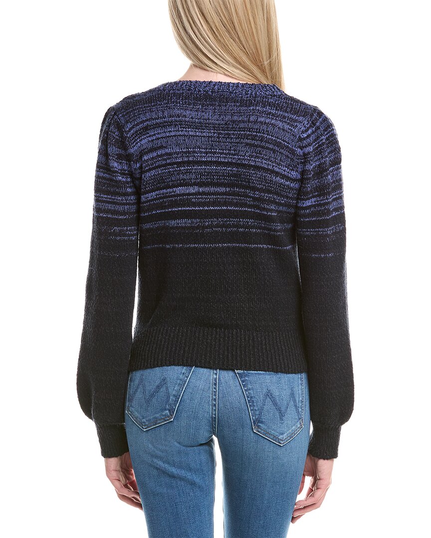 Cotton By Autumn Cashmere Gradient Puff Sleeve Cardigan