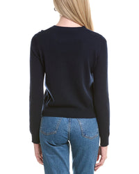 Autumn Cashmere Autumn Cashmere Spring Flowers Embroidered Sweater