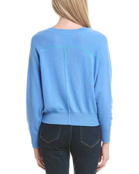 Autumn Cashmere Boxy Crew Back Yoke Cashmere Sweater