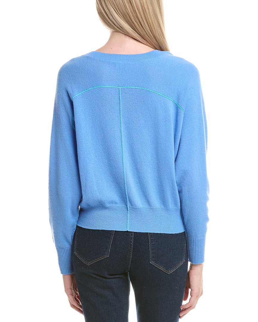 Autumn Cashmere Boxy Crew Back Yoke Cashmere Sweater