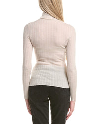 Autumn Cashmere Rib Turtleneck Cashmere Sweater