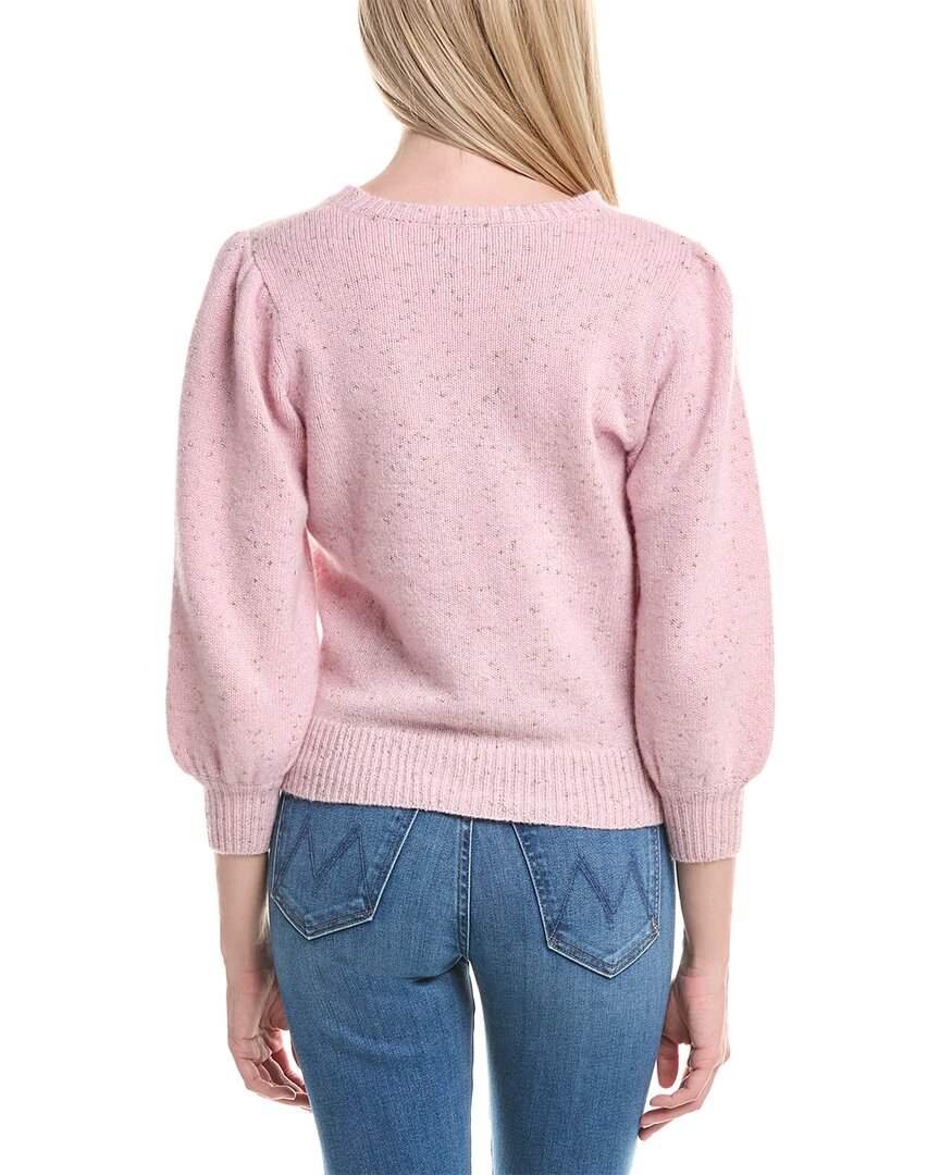Autumn Cashmere Puff Sleeve Wool & Cashmere-Blend Sweater