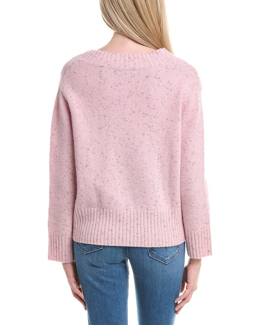 Autumn Cashmere Boxy V Wool & Cashmere-Blend Sweater