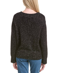Autumn Cashmere Boxy V Wool & Cashmere-Blend Sweater