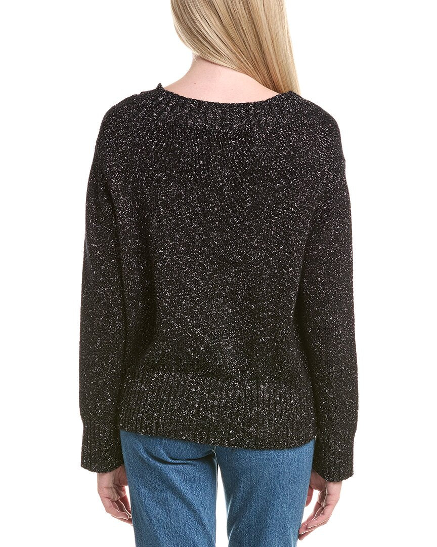 Autumn Cashmere Boxy V Wool & Cashmere-Blend Sweater