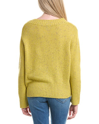 Autumn Cashmere Boxy V Wool & Cashmere-Blend Sweater