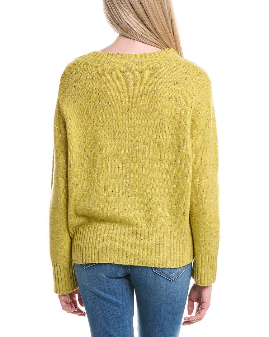 Autumn Cashmere Boxy V Wool & Cashmere-Blend Sweater