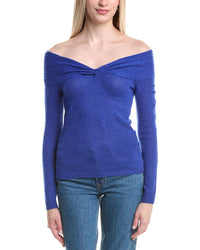 Autumn Cashmere Off-The-Shoulder Cashmere Sweater