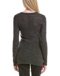 Autumn Cashmere Solid Cashmere & Silk-Blend Sweaterdress