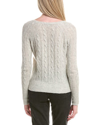 Autumn Cashmere Cable Cashmere & Silk-Blend Sweater