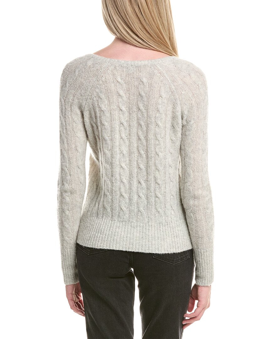 Autumn Cashmere Cable Cashmere & Silk-Blend Sweater