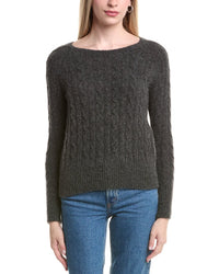 Autumn Cashmere Cable Cashmere & Silk-Blend Sweater