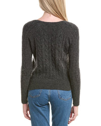 Autumn Cashmere Cable Cashmere & Silk-Blend Sweater