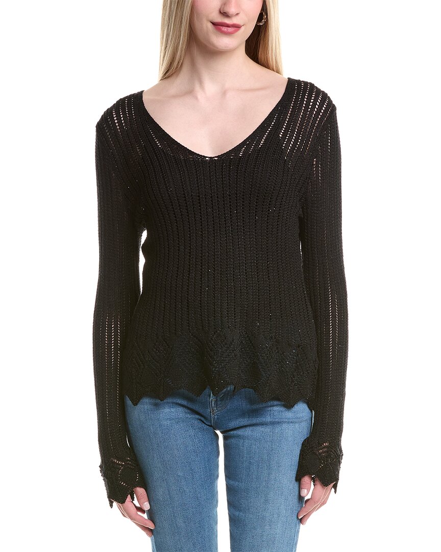 Autumn Cashmere Open Stitch Cashmere-Blend Sweater