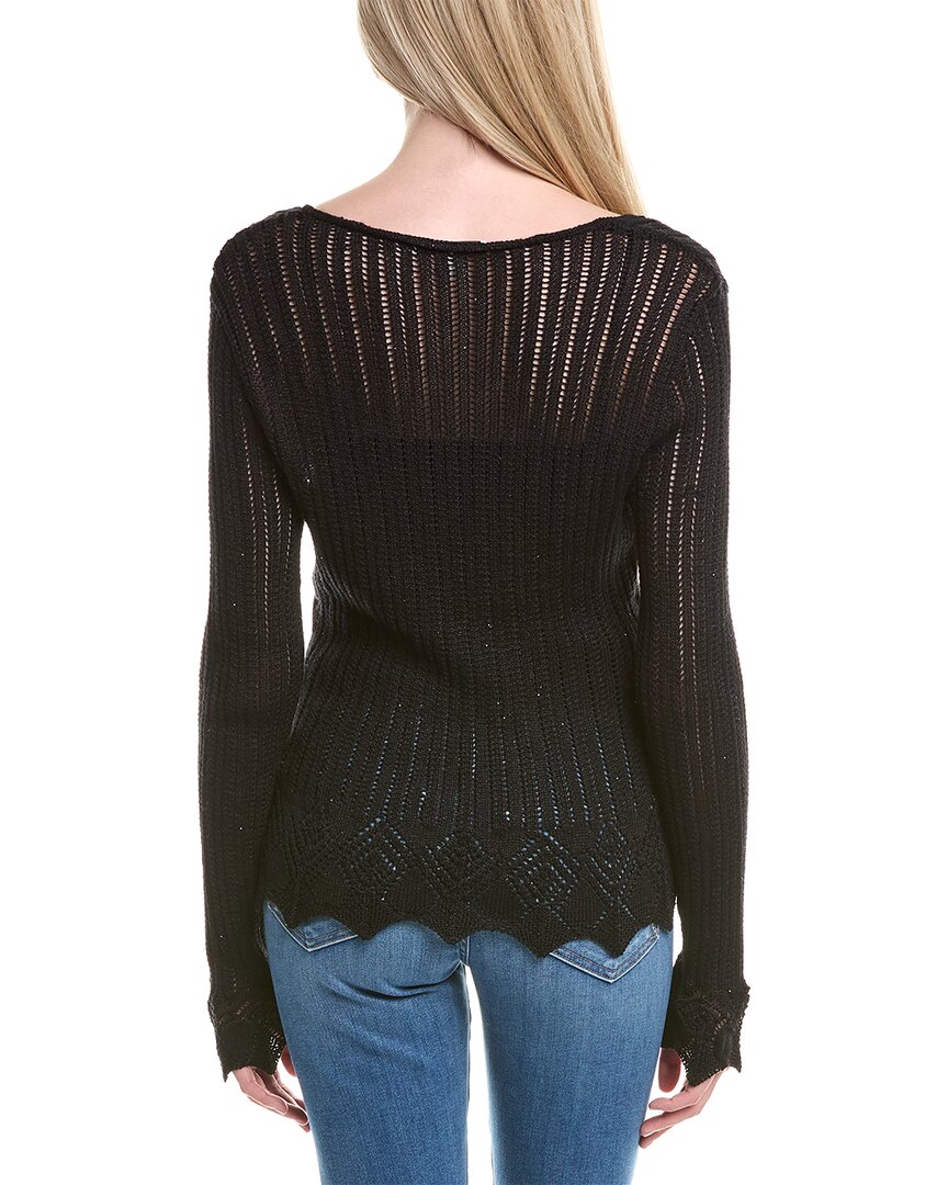 Autumn Cashmere Open Stitch Cashmere-Blend Sweater
