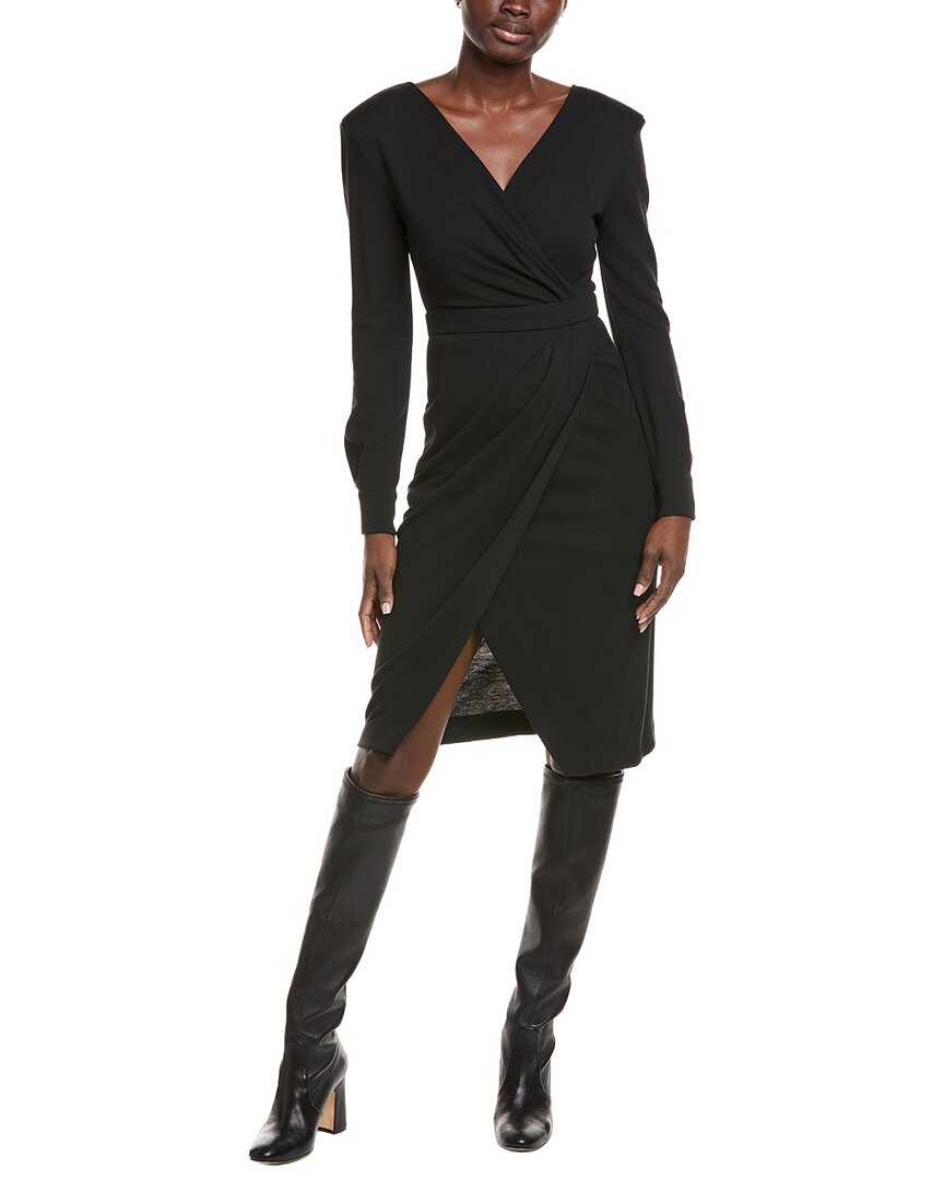 Max Mara Virtus Jersey Wool-Blend Midi Dress