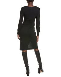 Max Mara Virtus Jersey Wool-Blend Midi Dress