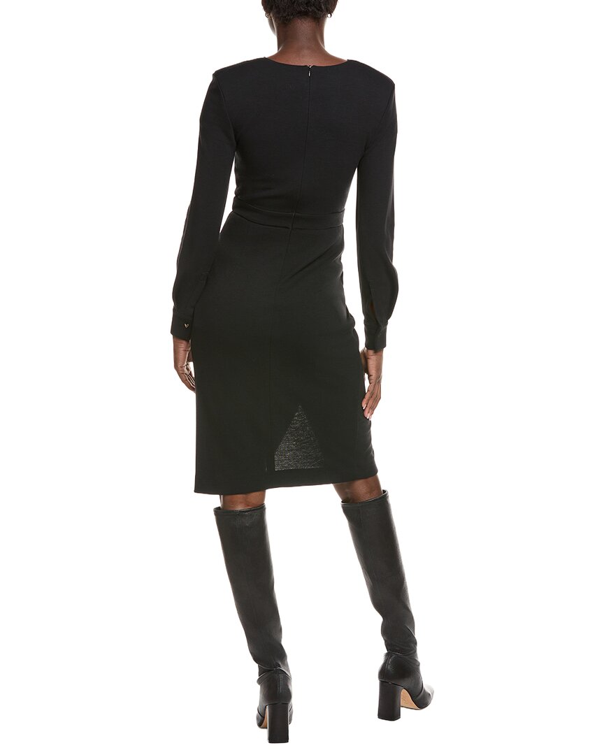 Max Mara Virtus Jersey Wool-Blend Midi Dress