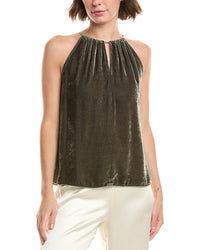 Velvet By Graham & Spencer Aleah Silk-Blend Top