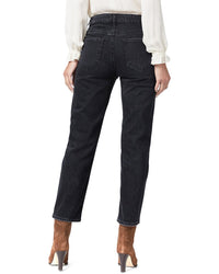 Paige Noella Straight Black Quartz Embellished Jean