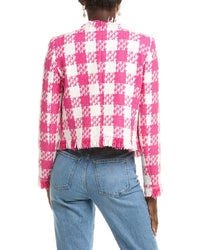 Oscar De La Renta Silk-Lined Wool-Blend Jacket