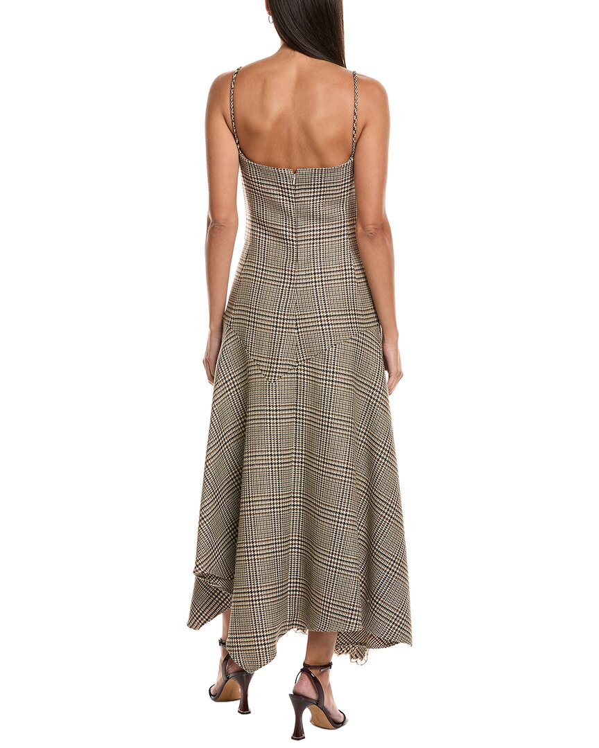 Oscar De La Renta Silk-Lined Wool Maxi Dress – Bluefly