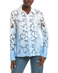 Oscar De La Renta Silk-Lined Blouse