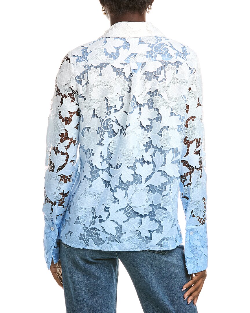 Oscar De La Renta Silk-Lined Blouse