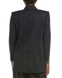 Oscar De La Renta Woven Wool & Silk-Blend Blazer