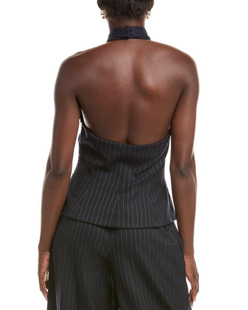 Oscar De La Renta Woven Wool-Blend Blouse