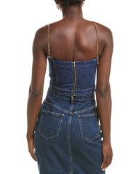Oscar De La Renta Denim Top