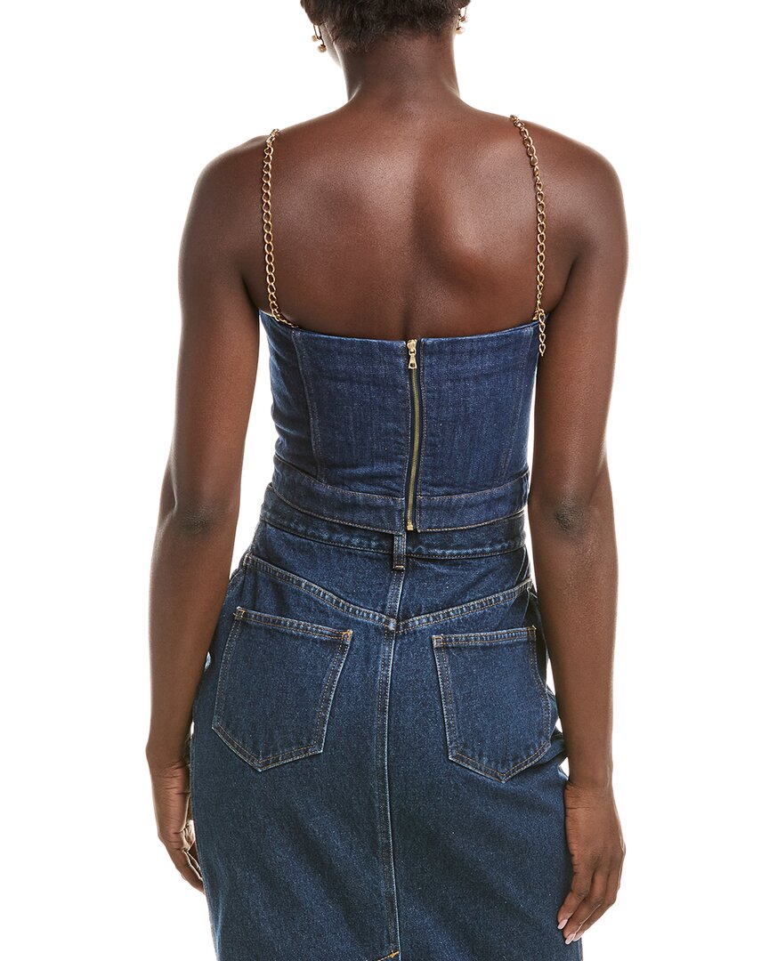 Oscar de La Renta Denim Top