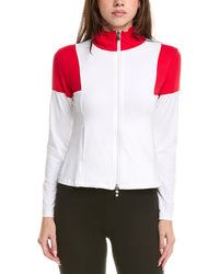 Post Card Zip Sweater Top