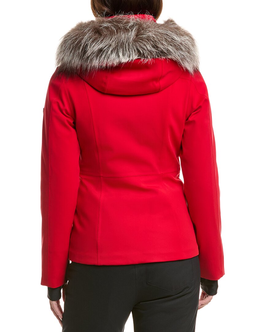 Post Card Fur-Trim Down Ski Jacket
