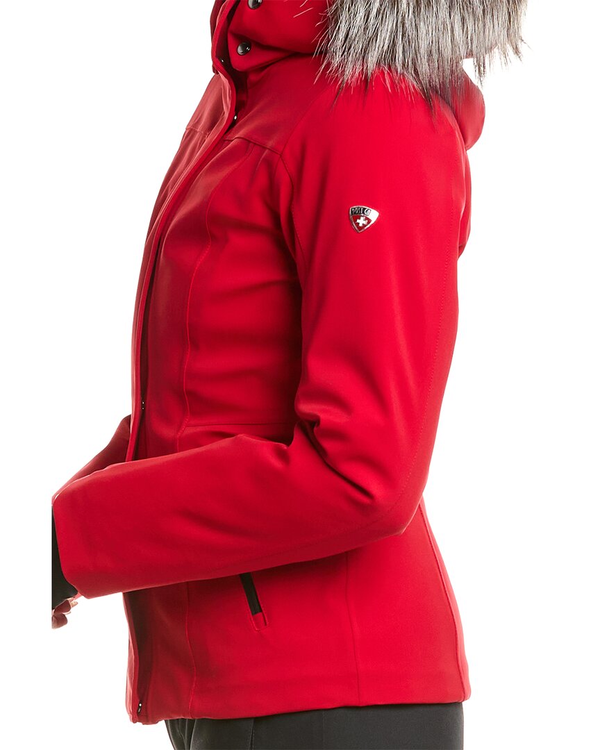 Post Card Fur-Trim Down Ski Jacket