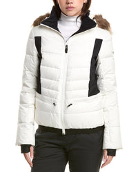 Post Card Fox Fur-Trim Down Ski Jacket