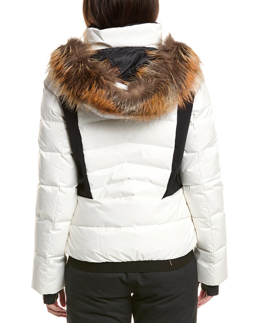 Post Card Fox Fur-Trim Down Ski Jacket