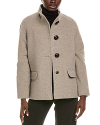 Cinzia Rocca Icons Wool & Cashmere-Blend Short Coat